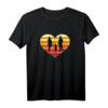 Ich liebe meine Familie Retro Herz T-Shirt – Perfektes Geschenk für Eltern, Muttertag & Vatertag, Zeige deine Familienliebe