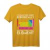 I Wear This Periodically Sarkastisches Chemie Elements T-Shirt – Lustiges Wissenschaftsdesign für Chemie-Ingenieure, Lehrer & Studenten