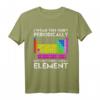 I Wear This Periodically Sarkastisches Chemie Elements T-Shirt – Lustiges Wissenschaftsdesign für Chemie-Ingenieure, Lehrer & Studenten