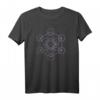 Sacred Geometry Metatrons Cube Psy Goa Chakras Yoga T-Shirt – Trendiges Vintage Design für Yoga, Meditation & Spirituelle Fans