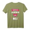Beste Anne der Welt Geschenk T-Shirt - Persönliches Geschenk für Frauen mit Namen Anne