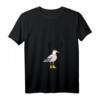 Moin Löppt Spruch Möwe Meer Lustig Geschenk Nordsee T-Shirt mit V-Ausschnitt – Perfekt für Küsten- und Meerliebhaber