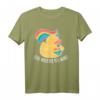 Buntes LGBTQ Regenbogen Quitscheenten Design CSD Rainbow T-Shirt - Unterstützung der Toleranz & Pride, Perfektes Geschenk für LGBTQ+ & Allies