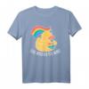 Buntes LGBTQ Regenbogen Quitscheenten Design CSD Rainbow T-Shirt - Unterstützung der Toleranz & Pride, Perfektes Geschenk für LGBTQ+ & Allies
