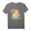 Buntes LGBTQ Regenbogen Quitscheenten Design CSD Rainbow T-Shirt - Unterstützung der Toleranz & Pride, Perfektes Geschenk für LGBTQ+ & Allies