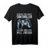 Reicht mir den Controller König will Zocken Gaming T-Shirt – Lustiges Gamer T-Shirt für Geburtstag & Geschenkideen