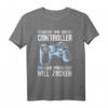 Reicht mir den Controller König will Zocken Gaming T-Shirt – Lustiges Gamer T-Shirt für Geburtstag & Geschenkideen