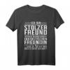Stolzer Freund fantastischer Freundin T-Shirt – Lustiges Geschenk für Partner, Ehemann oder Verlobten zu Geburtstag, Weihnachten oder Vatertag