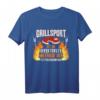 Lustiges Grillspruch T-Shirt 'Grillsport Fettverbrennung' – Perfektes Geschenk für BBQ-Liebhaber, Grillfans & Gartenparty-Helden