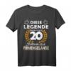 20 Jähriges Firmenjubiläum T-Shirt - Das perfekte Kollegen Geschenk für 20 Dienstjahre & Wertschätzung