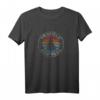 Vintage Penfield New York NY T-Shirt mit Retro Sunset Pine Trees Design – 70er Jahre Old School Grafik für Damen, Herren & Kinder