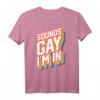 Lustiges LGBTQ+ Pride T-Shirt für Männer mit Regenbogen-Design und Gay I'm In - Perfekt für Pride Paraden & als Geschenk