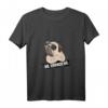 Damen Mops Nope Nö Einfach Nö T-Shirt mit V-Ausschnitt – Lustiges Hundebesitzerinnen Geschenk für Mopsliebhaberinnen
