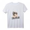 Damen Mops Nope Nö Einfach Nö T-Shirt mit V-Ausschnitt – Lustiges Hundebesitzerinnen Geschenk für Mopsliebhaberinnen