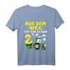 Kinder 2. Geburtstag Jungen Traktor Trecker T-Shirt – Lustiges Geburtstagsgeschenk für kleine Landmaschinenfans