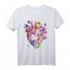 Anatomisches Herz mit Blumen T-Shirt für Frauen und Männer – Liebe und Wertschätzung zum Mutter-, Vater- oder Partnergeschenk