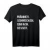 Lustiges LGBTQ Pride T-Shirt mit Spruch 'Männer Schmecken Einfach Besser' – Perfekt für Pride, Toleranz und Support