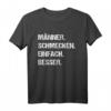 Lustiges LGBTQ Pride T-Shirt mit Spruch 'Männer Schmecken Einfach Besser' – Perfekt für Pride, Toleranz und Support