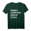 Lustiges LGBTQ Pride T-Shirt mit Spruch 'Männer Schmecken Einfach Besser' – Perfekt für Pride, Toleranz und Support