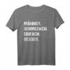Lustiges LGBTQ Pride T-Shirt mit Spruch 'Männer Schmecken Einfach Besser' – Perfekt für Pride, Toleranz und Support