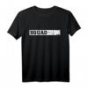 Squad T-Shirt mit Logo - Schwarz, klassisch geschnitten, ideal für Teams, Freunde & Kollegen bei Sport, Meetings & Teambuilding