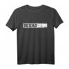 Squad T-Shirt mit Logo - Schwarz, klassisch geschnitten, ideal für Teams, Freunde & Kollegen bei Sport, Meetings & Teambuilding