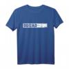 Squad T-Shirt mit Logo - Schwarz, klassisch geschnitten, ideal für Teams, Freunde & Kollegen bei Sport, Meetings & Teambuilding