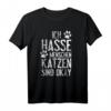 Lustiges HapOwl T-Shirt für Misanthropen, Katzenliebhaber & Menschenhasser - Sarkastischer Spruch für Damen & Herren