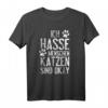 Lustiges HapOwl T-Shirt für Misanthropen, Katzenliebhaber & Menschenhasser - Sarkastischer Spruch für Damen & Herren