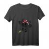 Kuh-Mandala mit Bandana – Hippie Boho Bauernmädchen T-Shirt mit V-Ausschnitt für Tierliebhaber, Bauernhof & Festival
