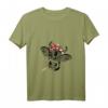 Kuh-Mandala mit Bandana – Hippie Boho Bauernmädchen T-Shirt mit V-Ausschnitt für Tierliebhaber, Bauernhof & Festival