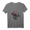 Kuh-Mandala mit Bandana – Hippie Boho Bauernmädchen T-Shirt mit V-Ausschnitt für Tierliebhaber, Bauernhof & Festival