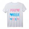 Pink or Blue Gender Reveal T-Shirt - Lustiges Baby Shower Design für Mädchen oder Jungen bei Gender Parties