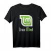 Linux Mint Liebhaber T-Shirt mit Logo – Open Source Os Geschenkidee für Hacker, Programmierer, Sys-Admins und Technikfans