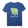 Linux Mint Liebhaber T-Shirt mit Logo – Open Source Os Geschenkidee für Hacker, Programmierer, Sys-Admins und Technikfans