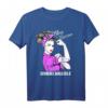 Ausreichende Warrior unzerbrechlich Fibromyalgie Bewusstseins T-Shirt – Unterstützung im Monat der Krankheitsaufklärung