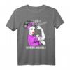 Ausreichende Warrior unzerbrechlich Fibromyalgie Bewusstseins T-Shirt – Unterstützung im Monat der Krankheitsaufklärung