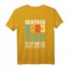 Rentner 2023 - Für dieses T-Shirt musste ich lange arbeiten! Humorvolles Ruhestand Geschenk für den perfekten Feierabend
