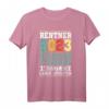 Rentner 2023 - Für dieses T-Shirt musste ich lange arbeiten! Humorvolles Ruhestand Geschenk für den perfekten Feierabend