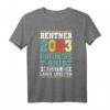 Rentner 2023 - Für dieses T-Shirt musste ich lange arbeiten! Humorvolles Ruhestand Geschenk für den perfekten Feierabend