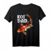 Koi Papa Koi Teich Koi T-Shirt – Geschenkidee für Teichbesitzer, Koi Züchter & Fischliebhaber zum Geburtstag