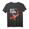 Koi Papa Koi Teich Koi T-Shirt – Geschenkidee für Teichbesitzer, Koi Züchter & Fischliebhaber zum Geburtstag