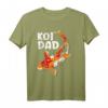 Koi Papa Koi Teich Koi T-Shirt – Geschenkidee für Teichbesitzer, Koi Züchter & Fischliebhaber zum Geburtstag
