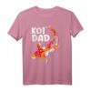 Koi Papa Koi Teich Koi T-Shirt – Geschenkidee für Teichbesitzer, Koi Züchter & Fischliebhaber zum Geburtstag