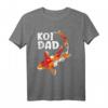Koi Papa Koi Teich Koi T-Shirt – Geschenkidee für Teichbesitzer, Koi Züchter & Fischliebhaber zum Geburtstag
