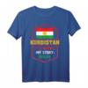 Kurdisches Flagge T-Shirt - Unterstütze Kurdistan, zeige Stolz auf kurdische Kultur, Geschichte und Erbe