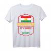 Kurdisches Flagge T-Shirt - Unterstütze Kurdistan, zeige Stolz auf kurdische Kultur, Geschichte und Erbe