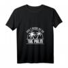 Damen Humor T-Shirt mit Spruch 'Don't bring me on the palm!' V-Ausschnitt – Lustiges Shirt gegen Stress & Aufregung