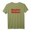 Bonjour Madame French Slogan T-Shirt - Chic Retro Mode für Frauen, Liebe zum französischen Stil