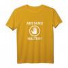 Abstand halten Sicherheitsmaßnahme Virus Infektion T-Shirt – Schutz und Bewusstsein gegen Ansteckung